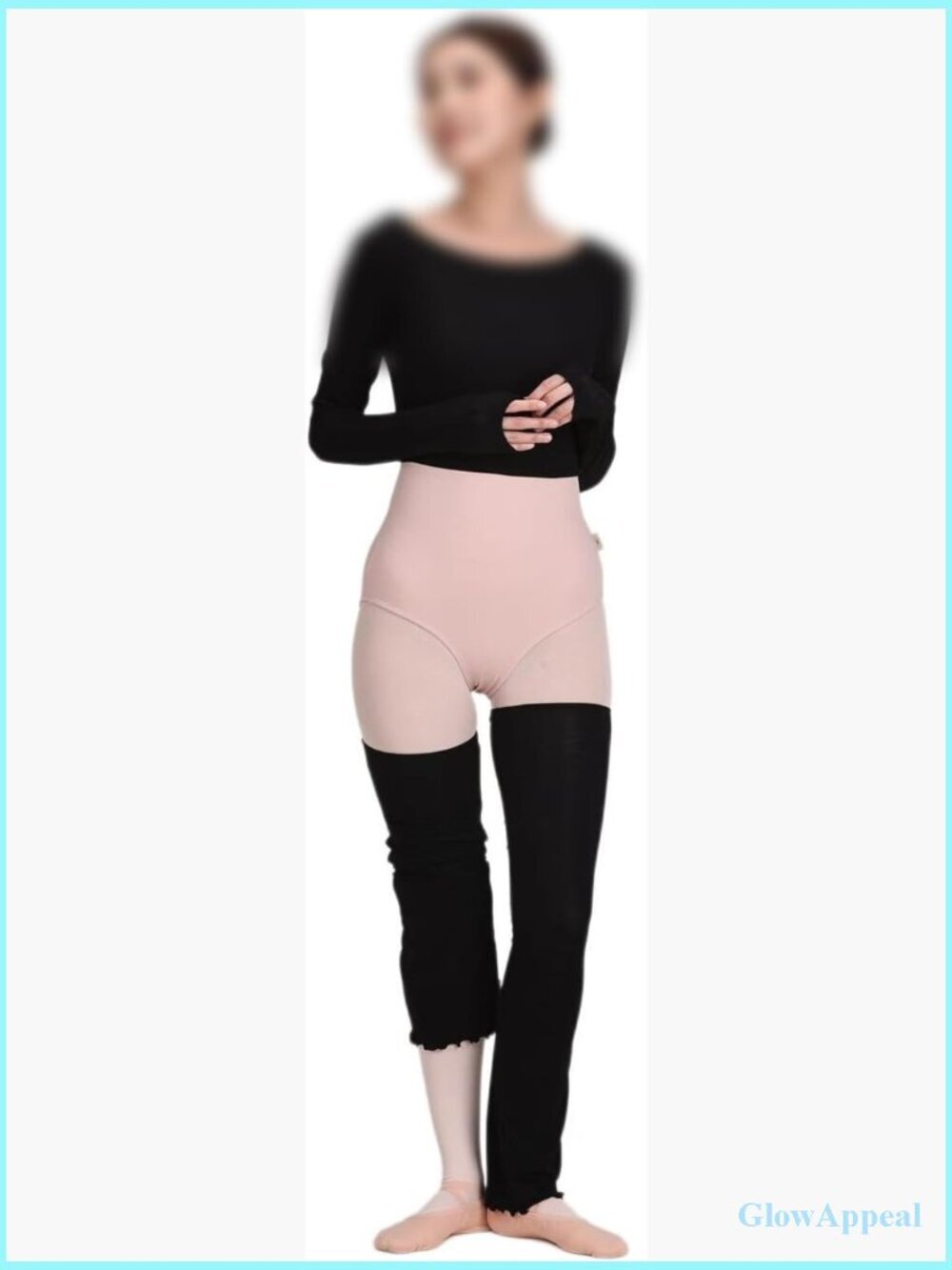 Ballet Leg Warmers Tencel Wool Thin Soft High-Elastic Over Knee 27.5"